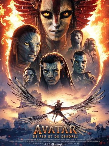 Affiche du film Avatar : de feu et de cendres