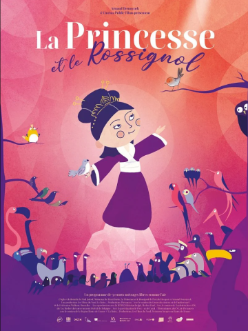 Affiche du film La princesse et le rossignol