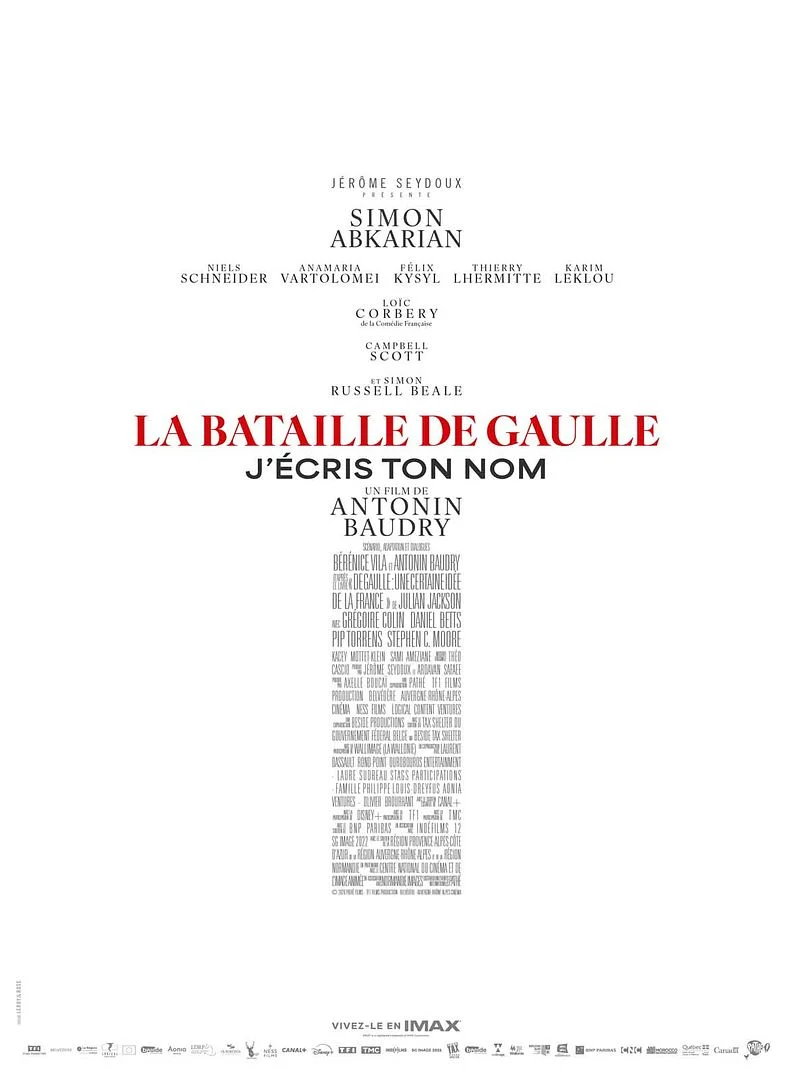 Affiche du film La Bataille de Gaulle - Partie 2 : J'écris ton nom