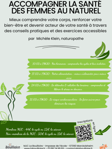 Accompagner la santé des femmes au naturel
